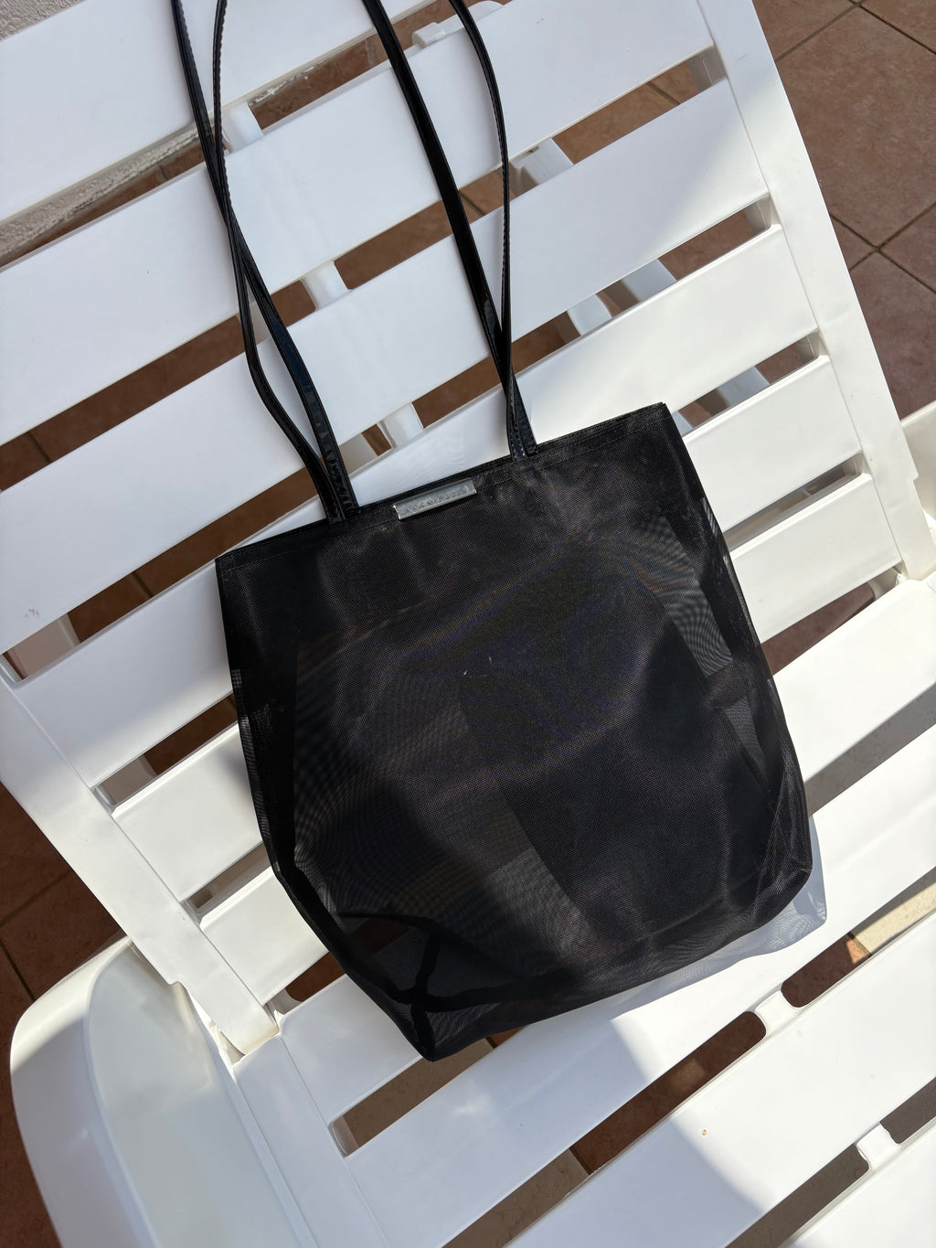 Coccinelle mesh black bag