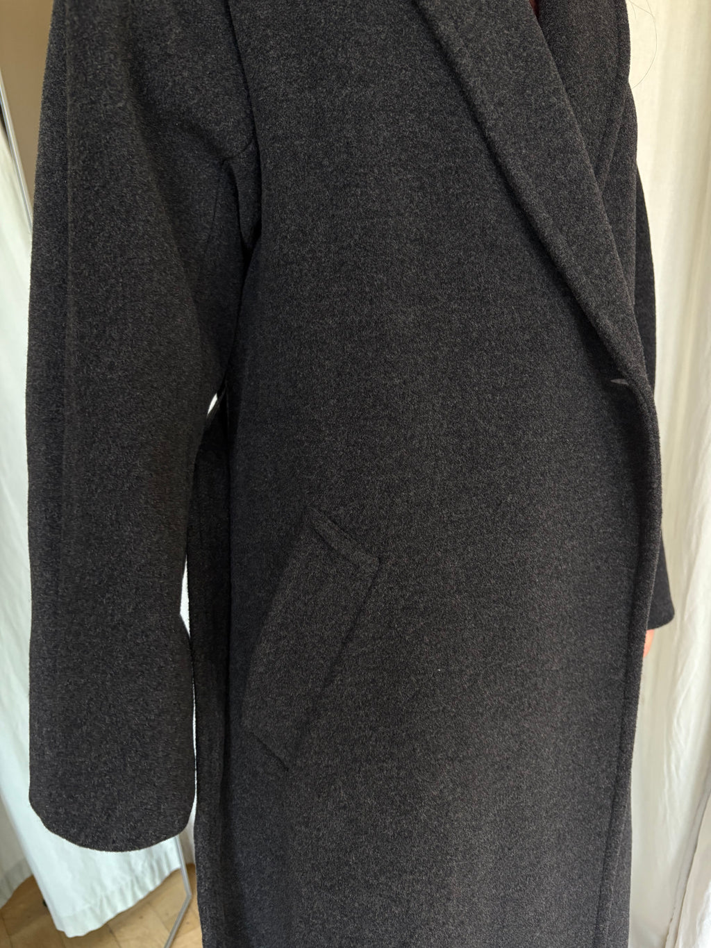 Max Mara Wool Long Belted Coat