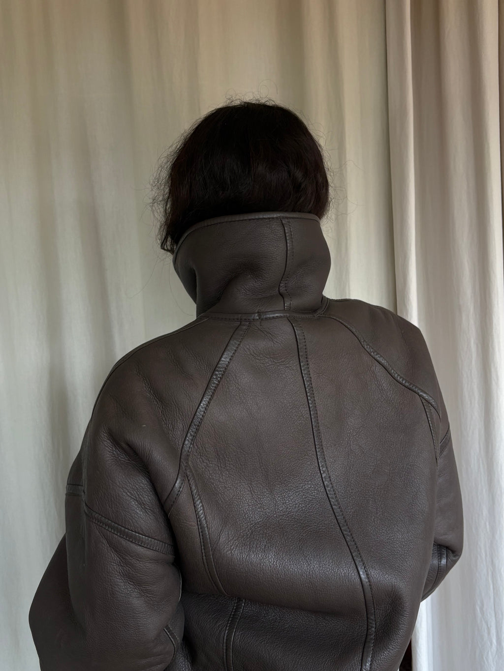 Shearling Leather Coat