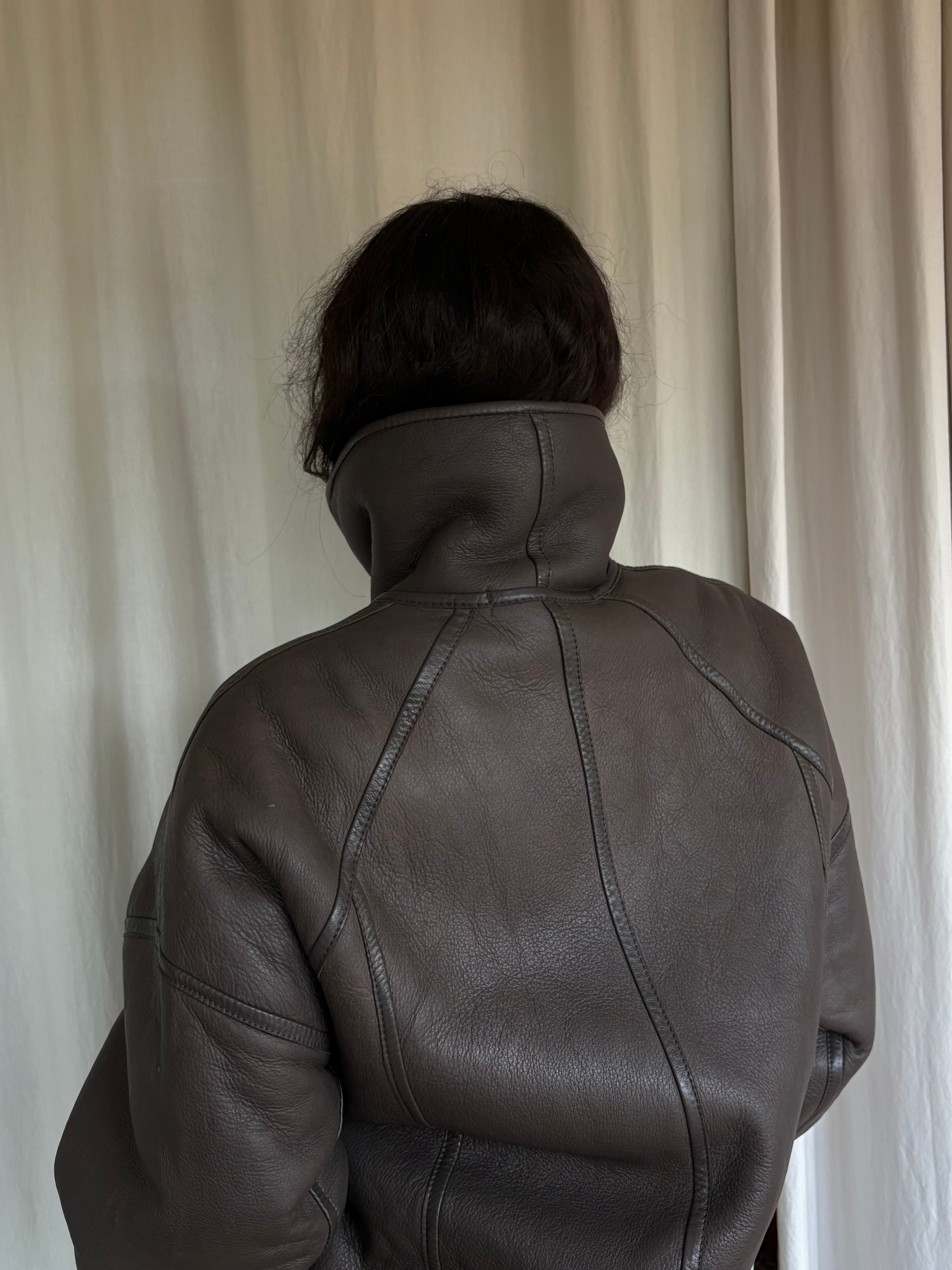 Shearling Leather Coat