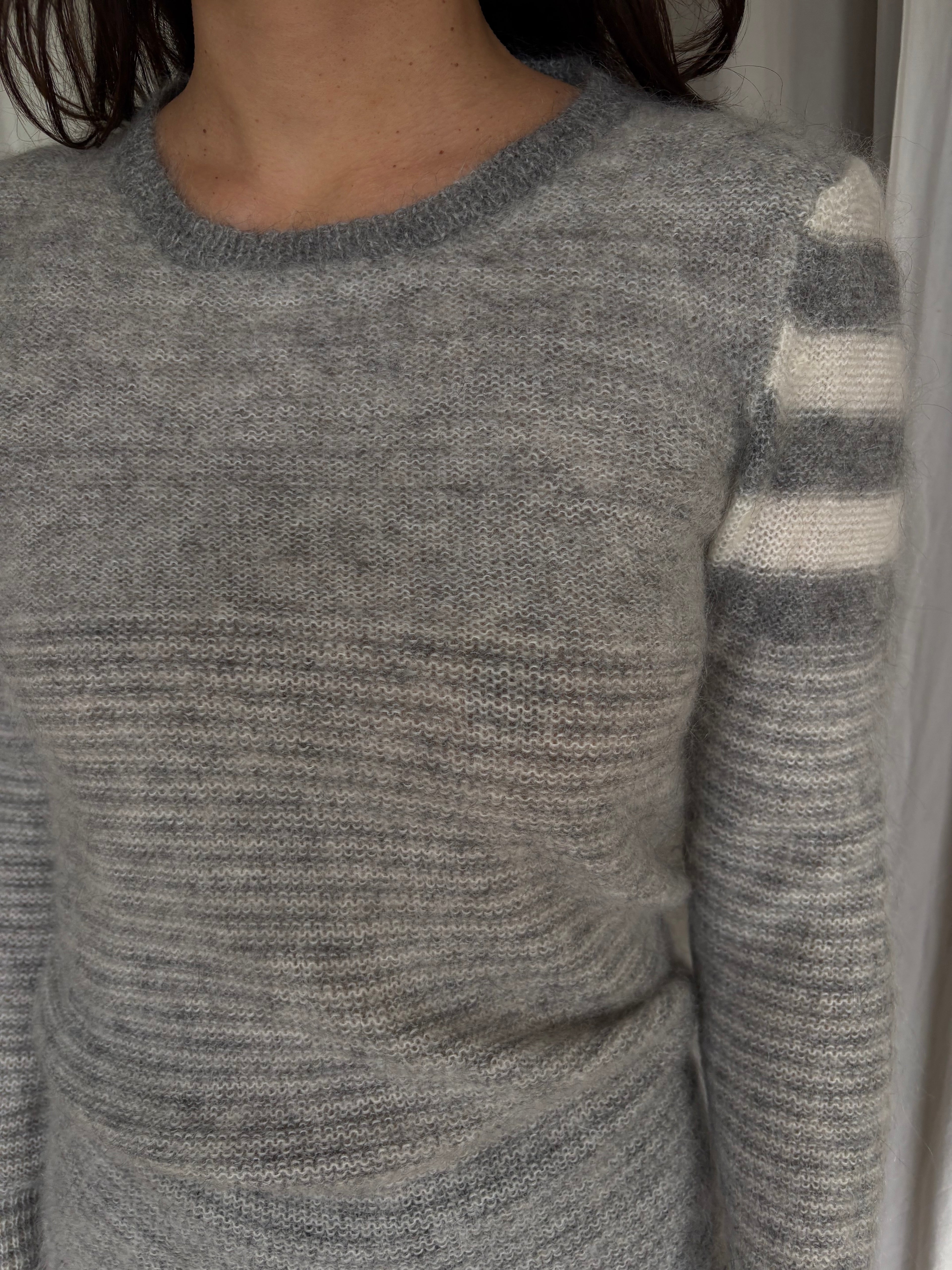 Isabelle Marant Grey Long Wool Sweater