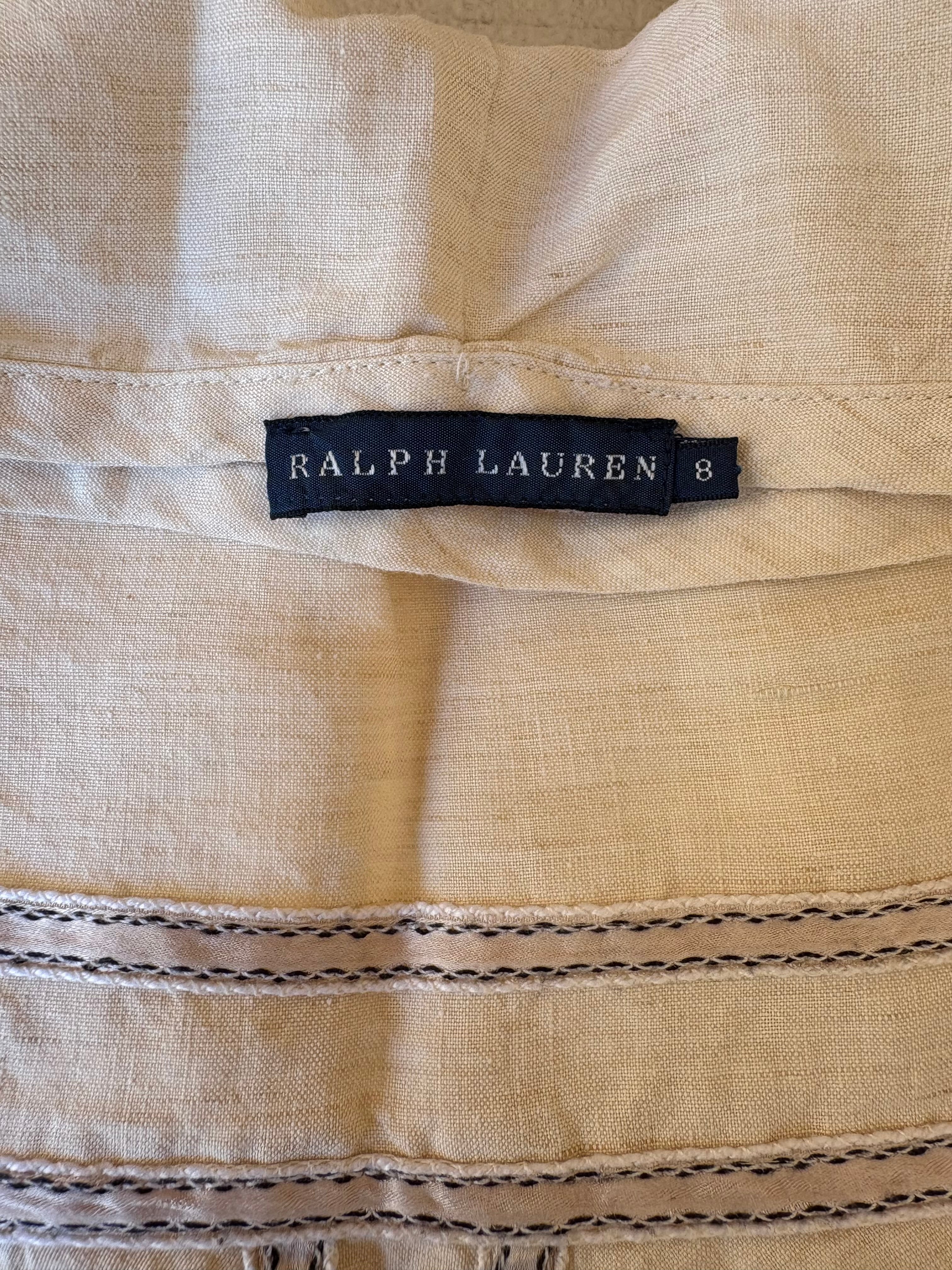 Ralph Lauren linen mini skirt