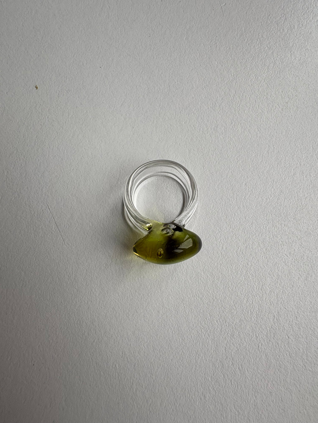Glass Ring Green
