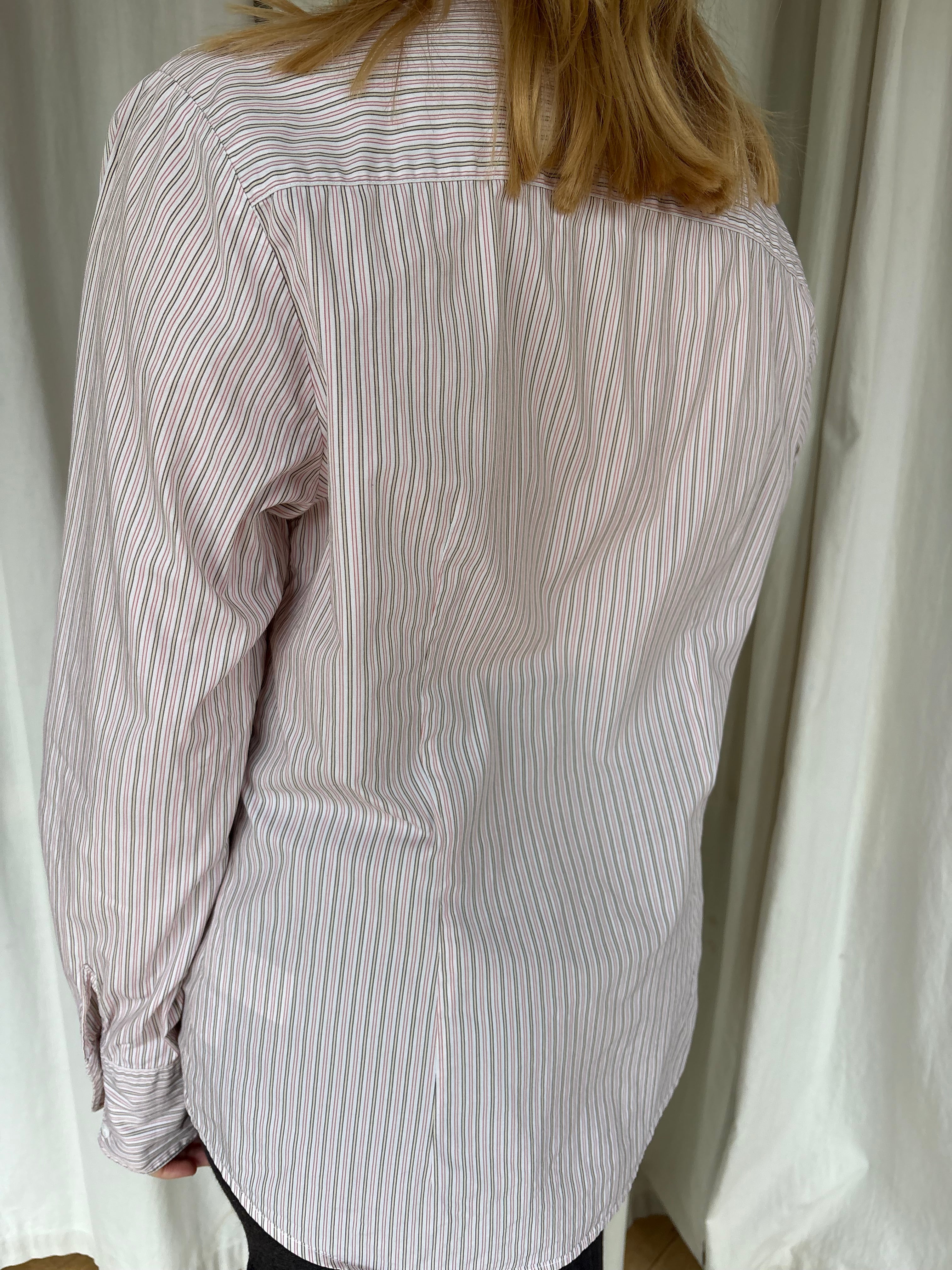 Tommy pink striped shirt