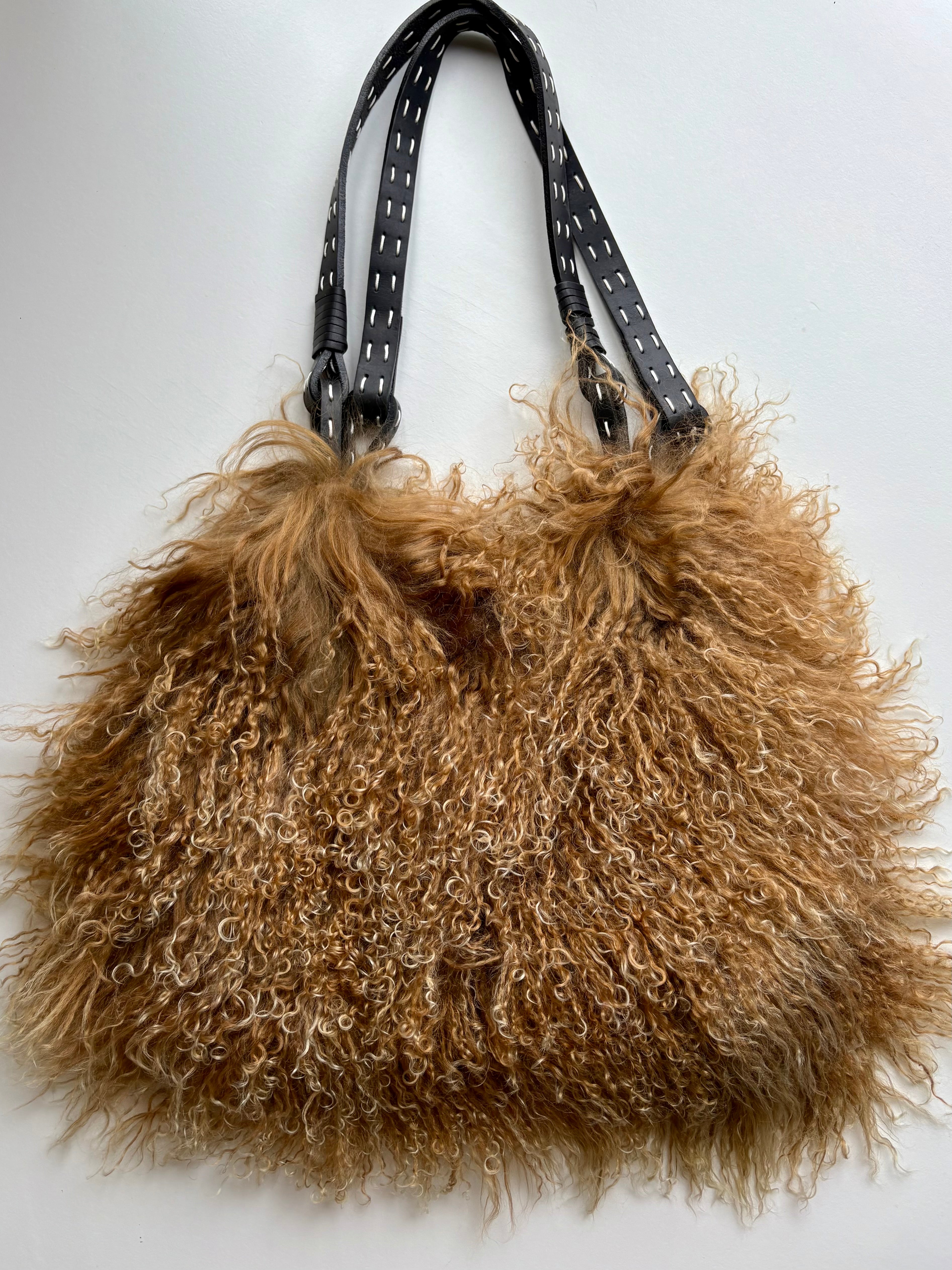 Mongolian fur bag