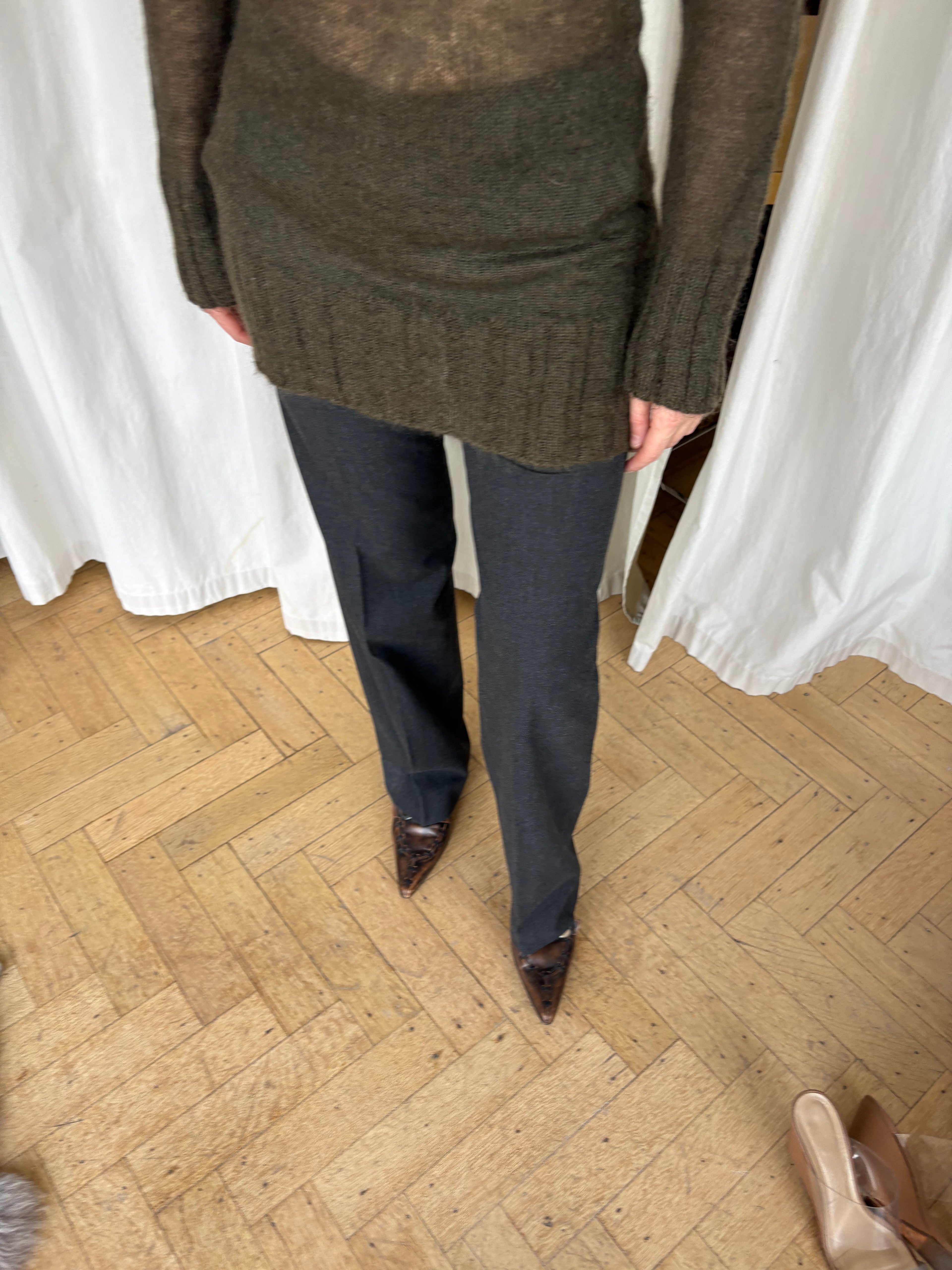 DKNY Mohair Long Vest