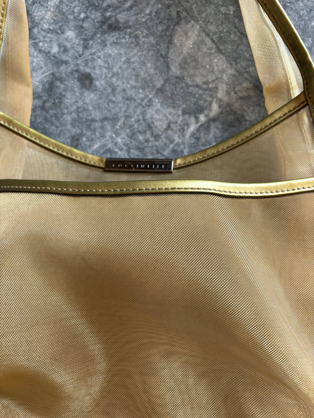 Coccinelle sheer bronze bag