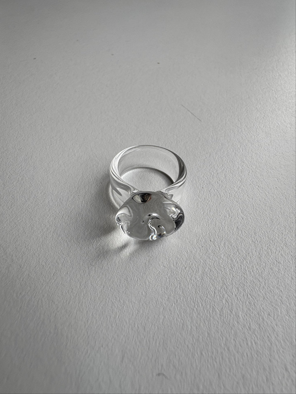 Glass Ring Transparent