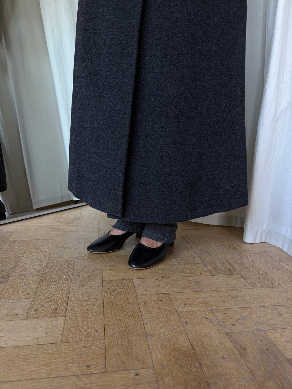 Max Mara Wool Long Belted Coat
