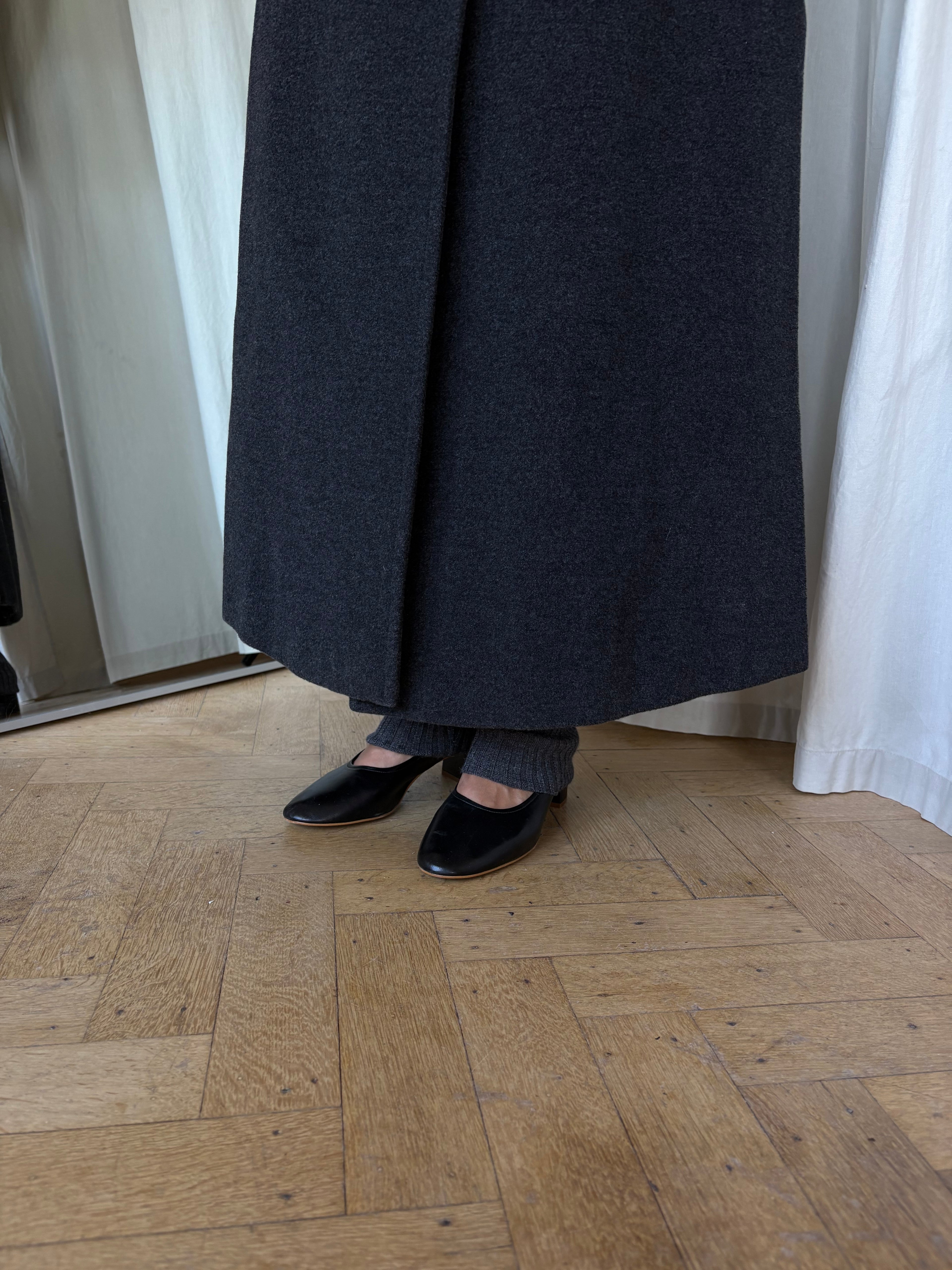 Max Mara Wool Long Belted Coat