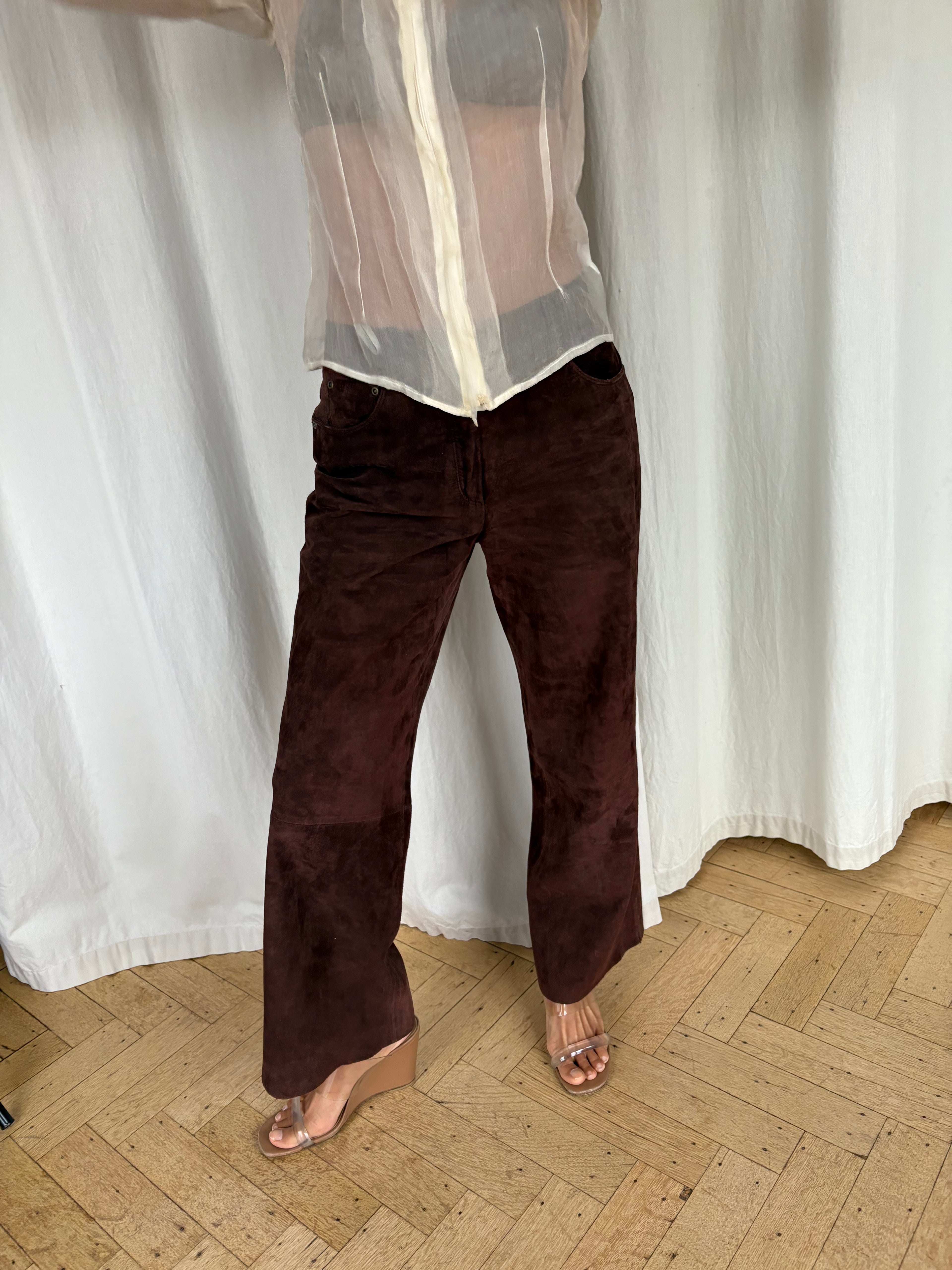 Silk organza sheer blouse