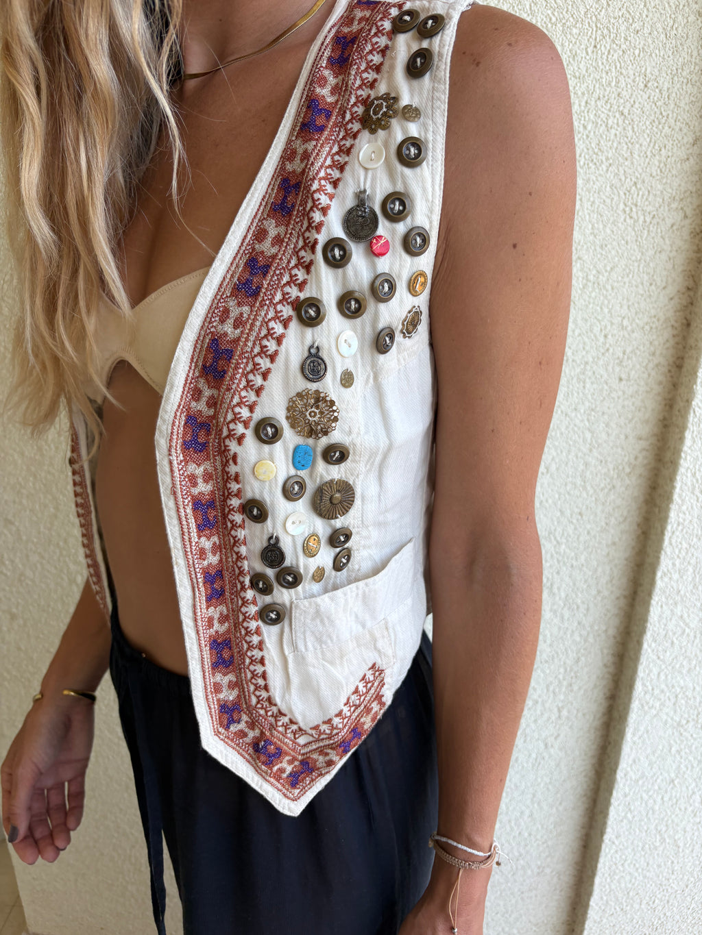 Embellished waistcoat