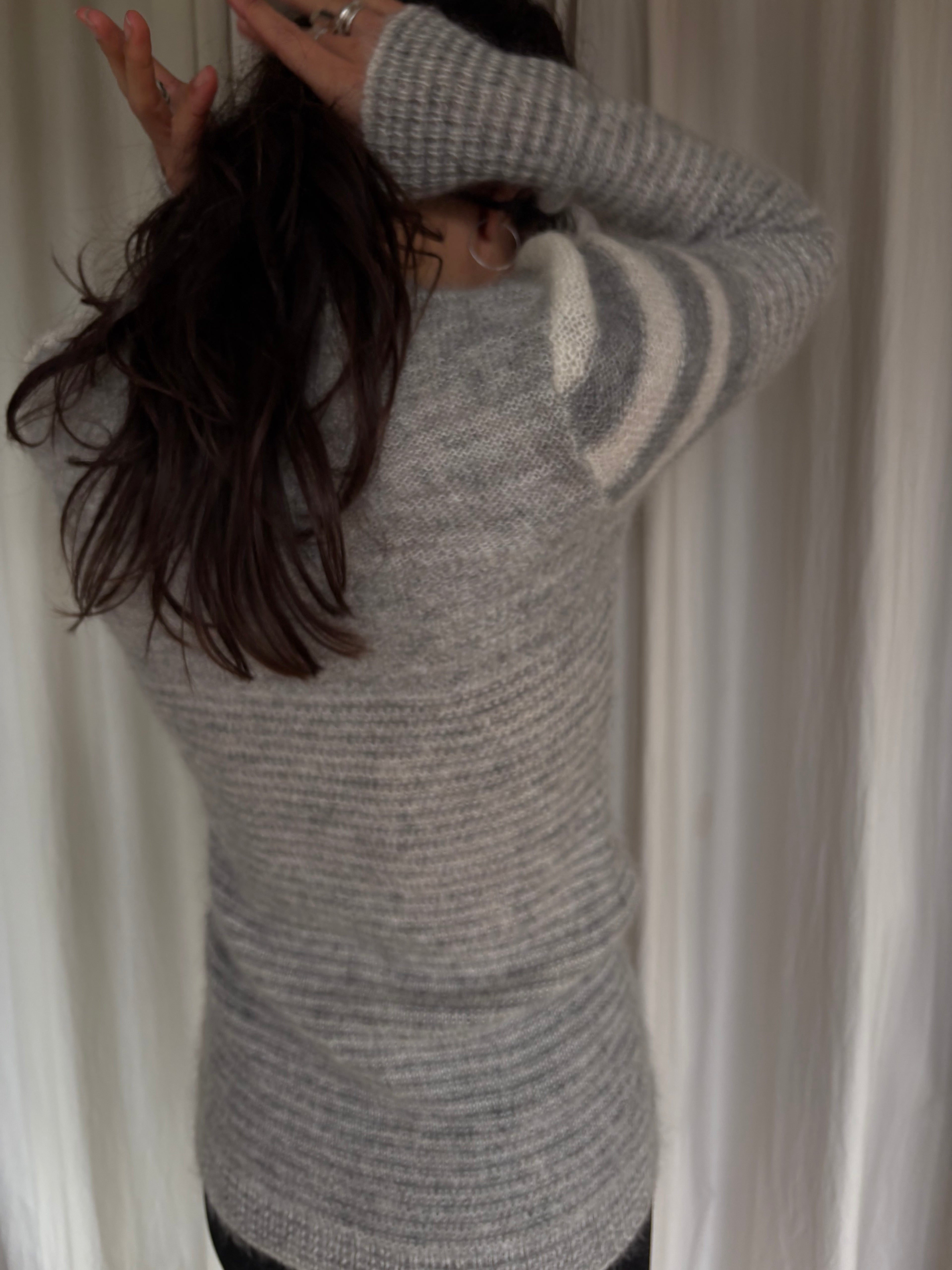 Isabelle Marant Grey Long Wool Sweater