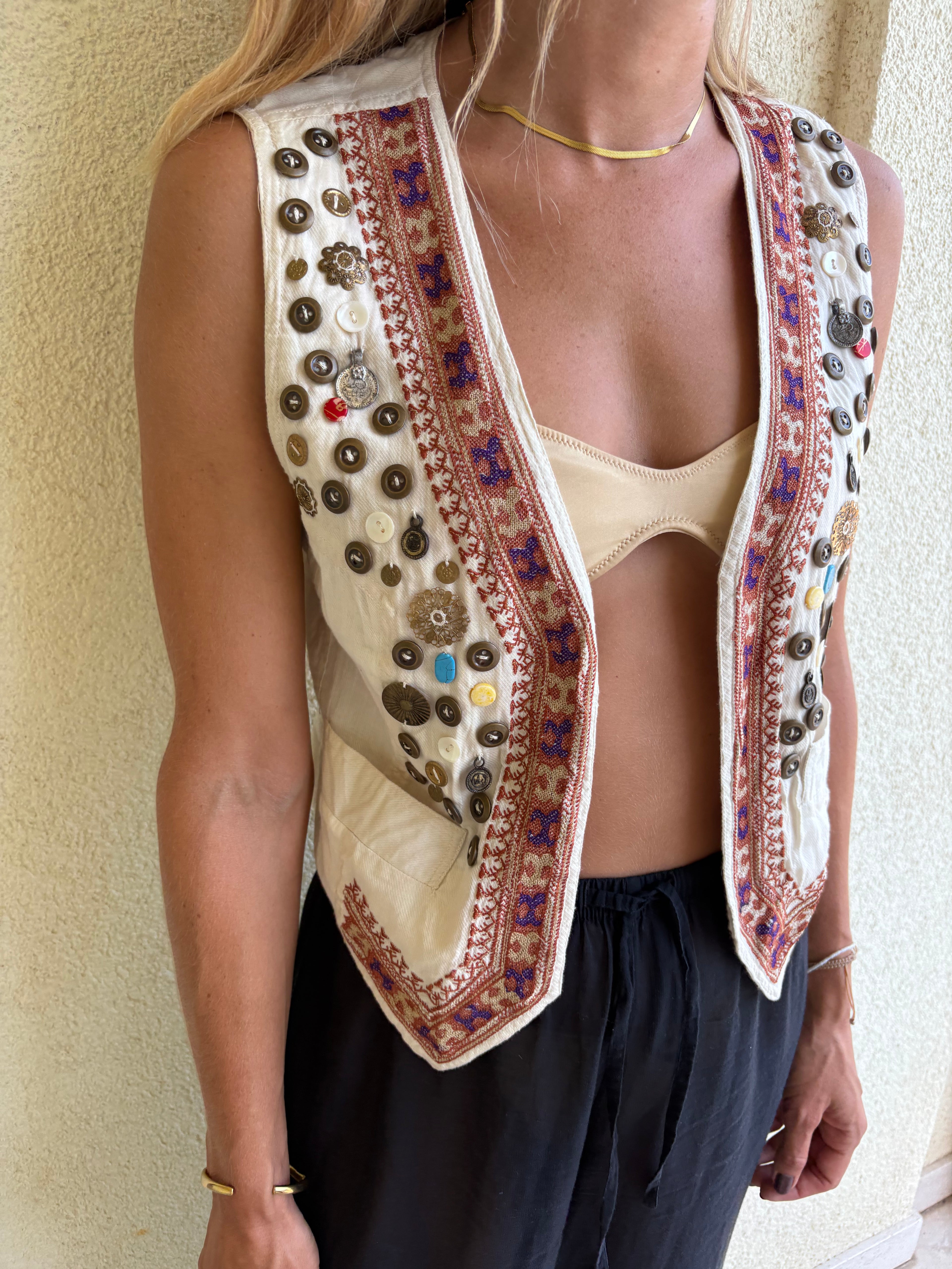 Embellished waistcoat