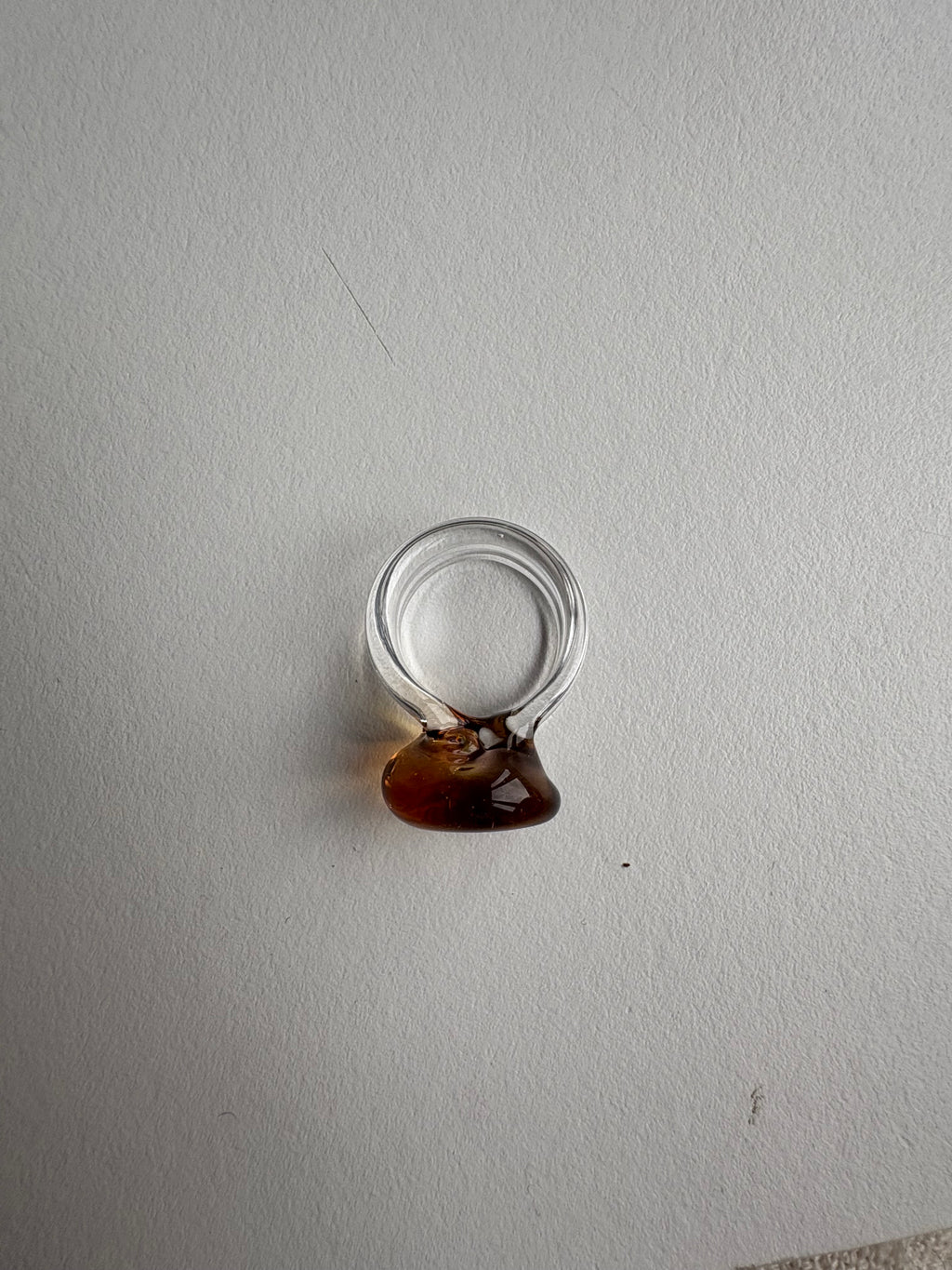 Glass Ring Brown