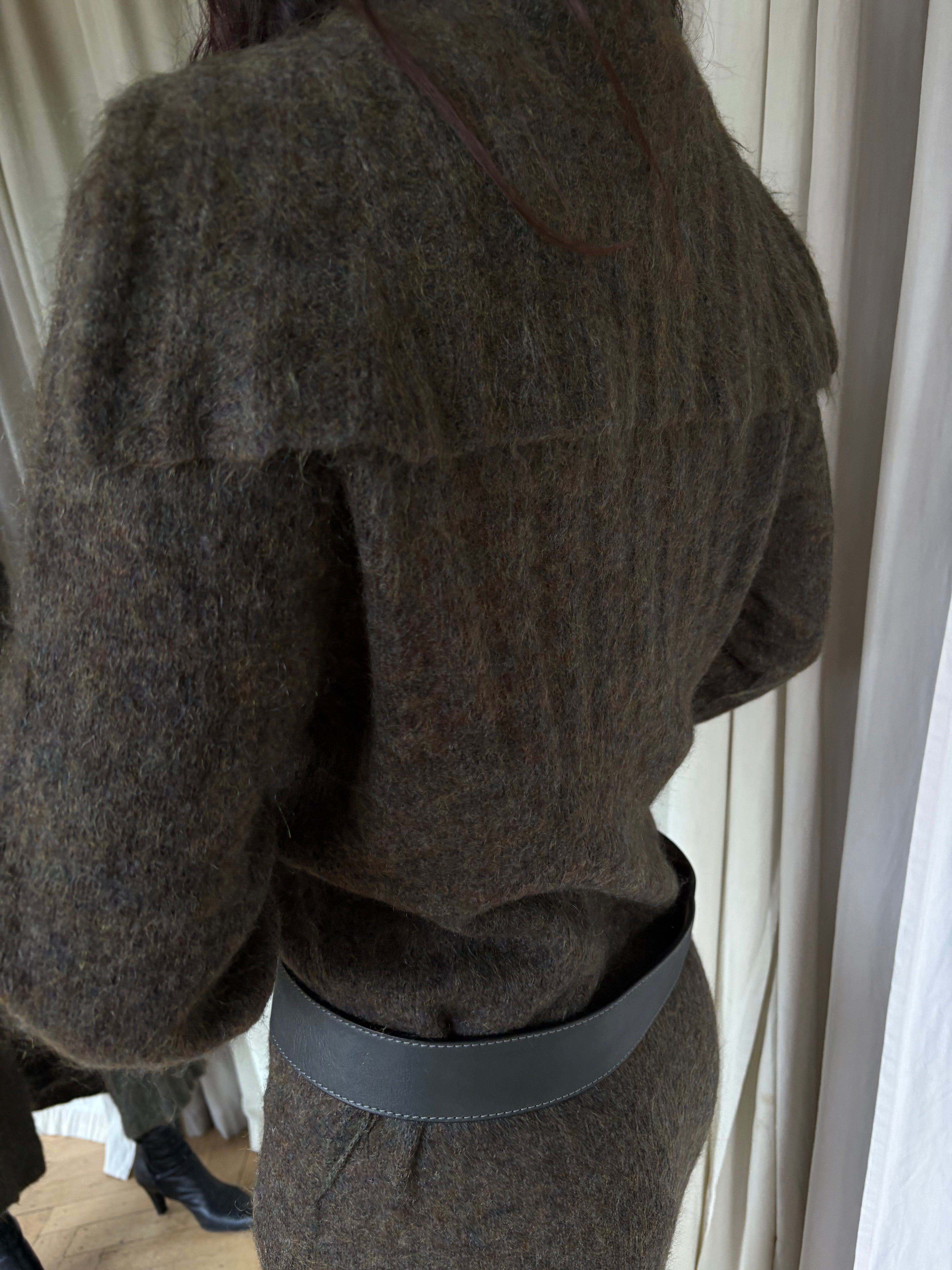 Long Mohair Cardigan