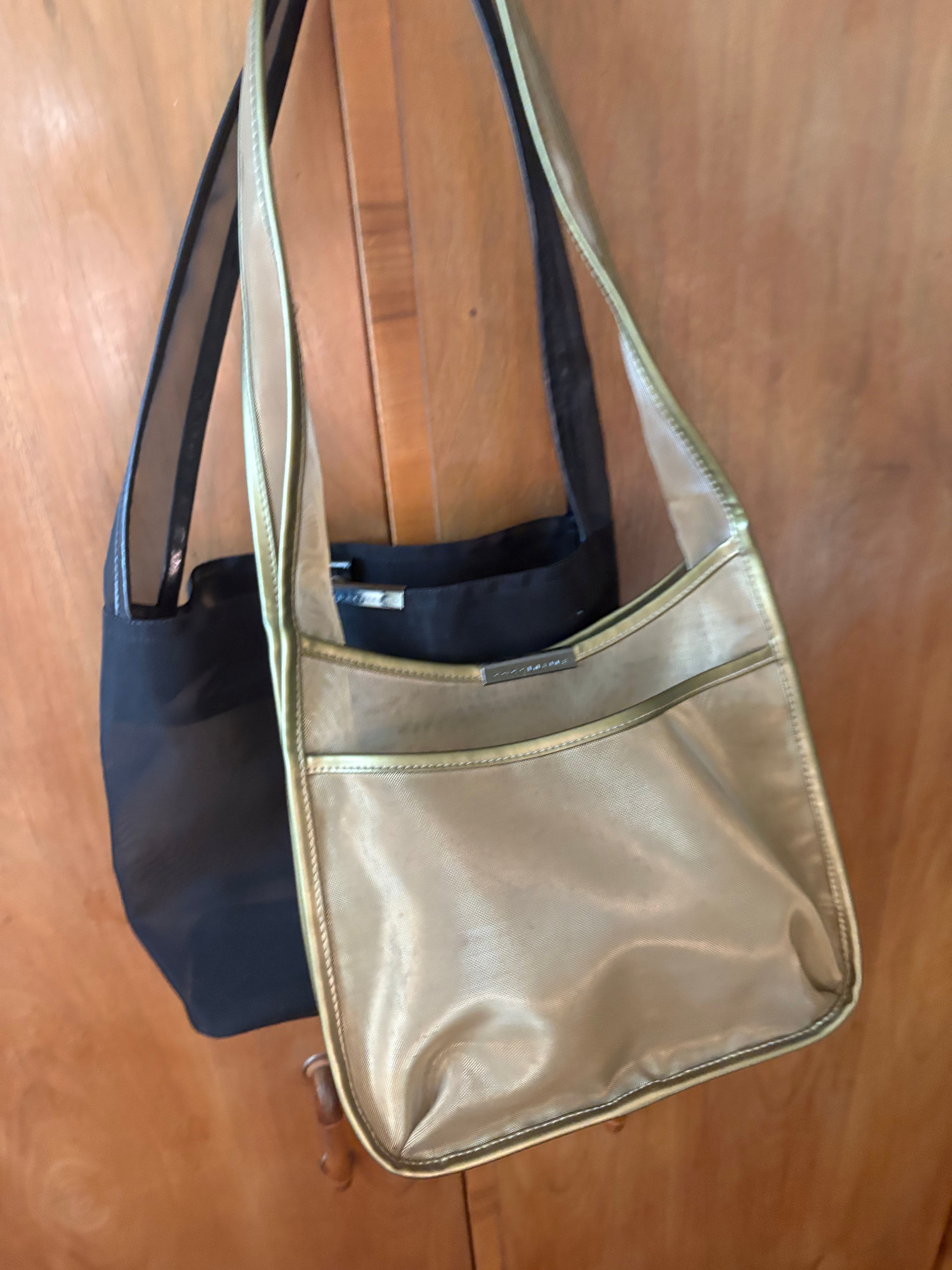 Coccinelle sheer bronze bag