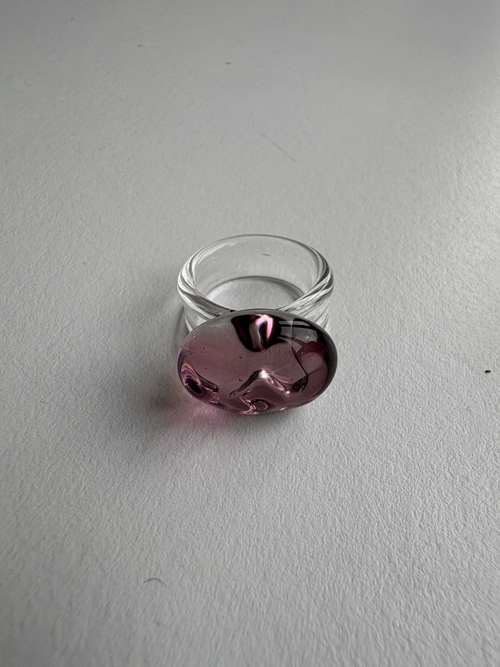 Glass Ring Lilac