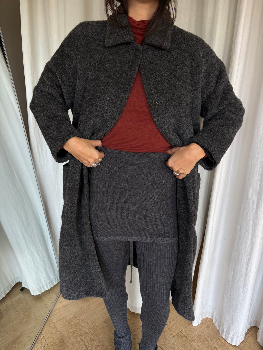 Sarah Pacini Knitted Skirt Leggings