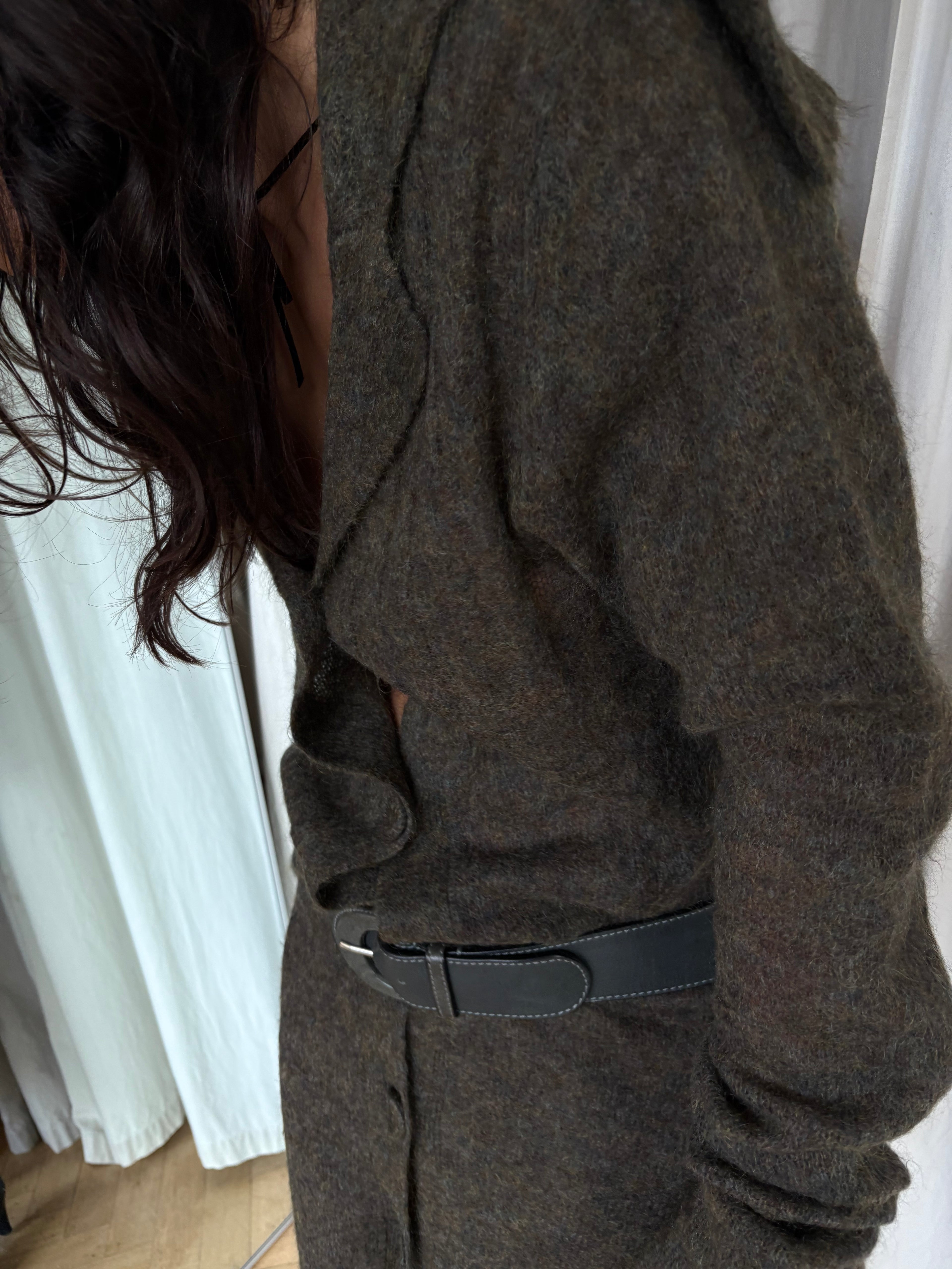 Long Mohair Cardigan