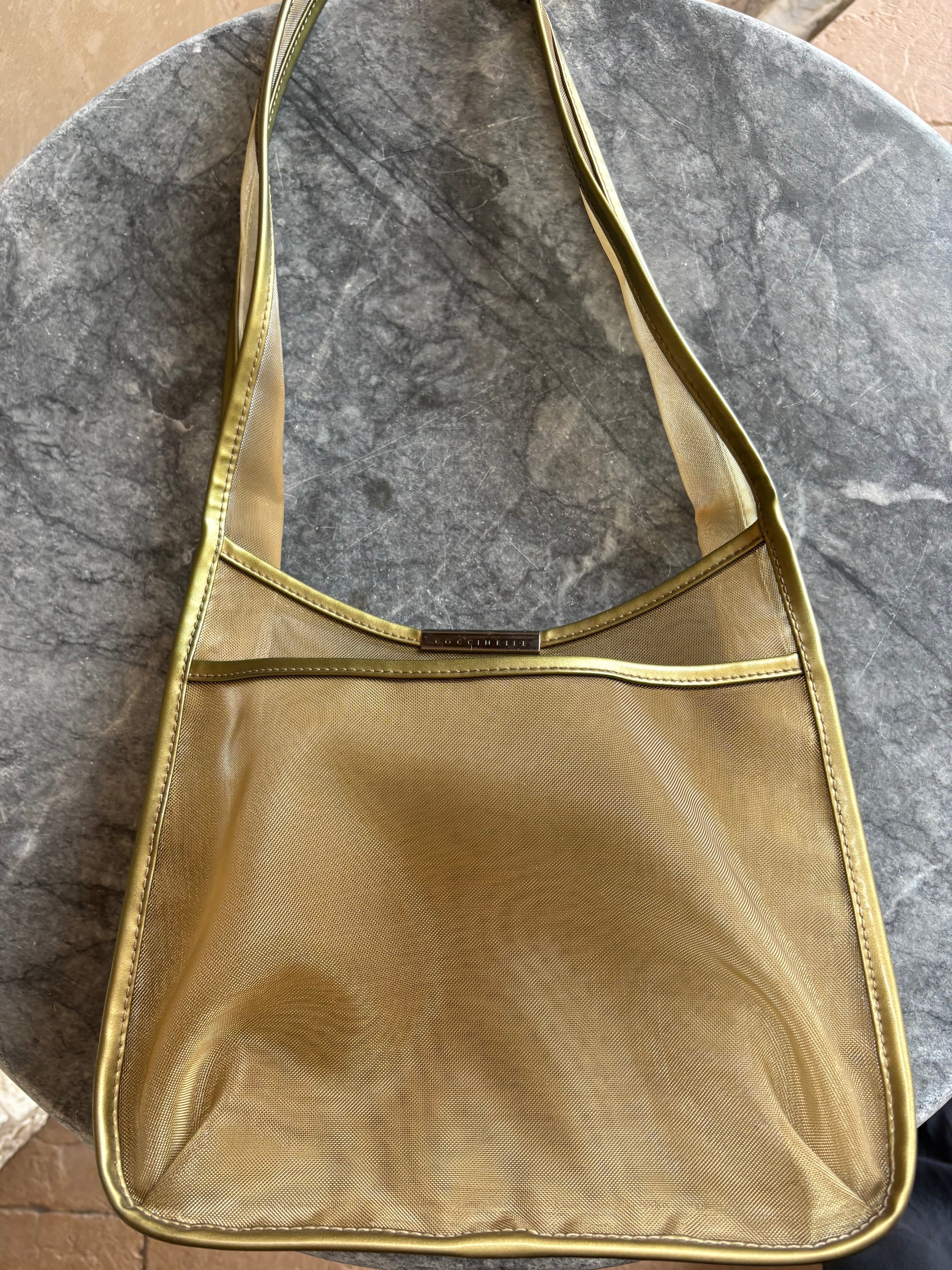 Coccinelle sheer bronze bag