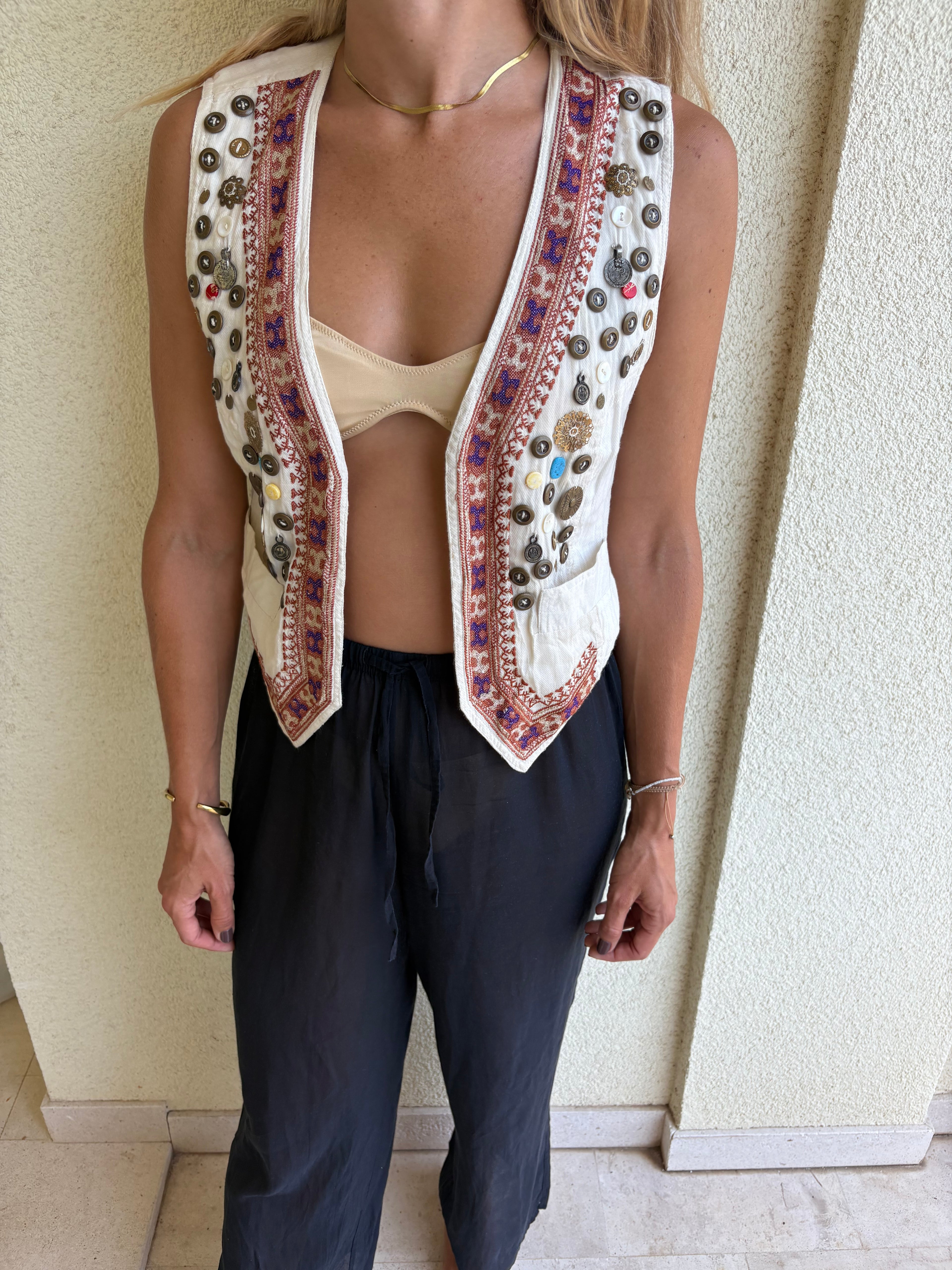 Embellished waistcoat