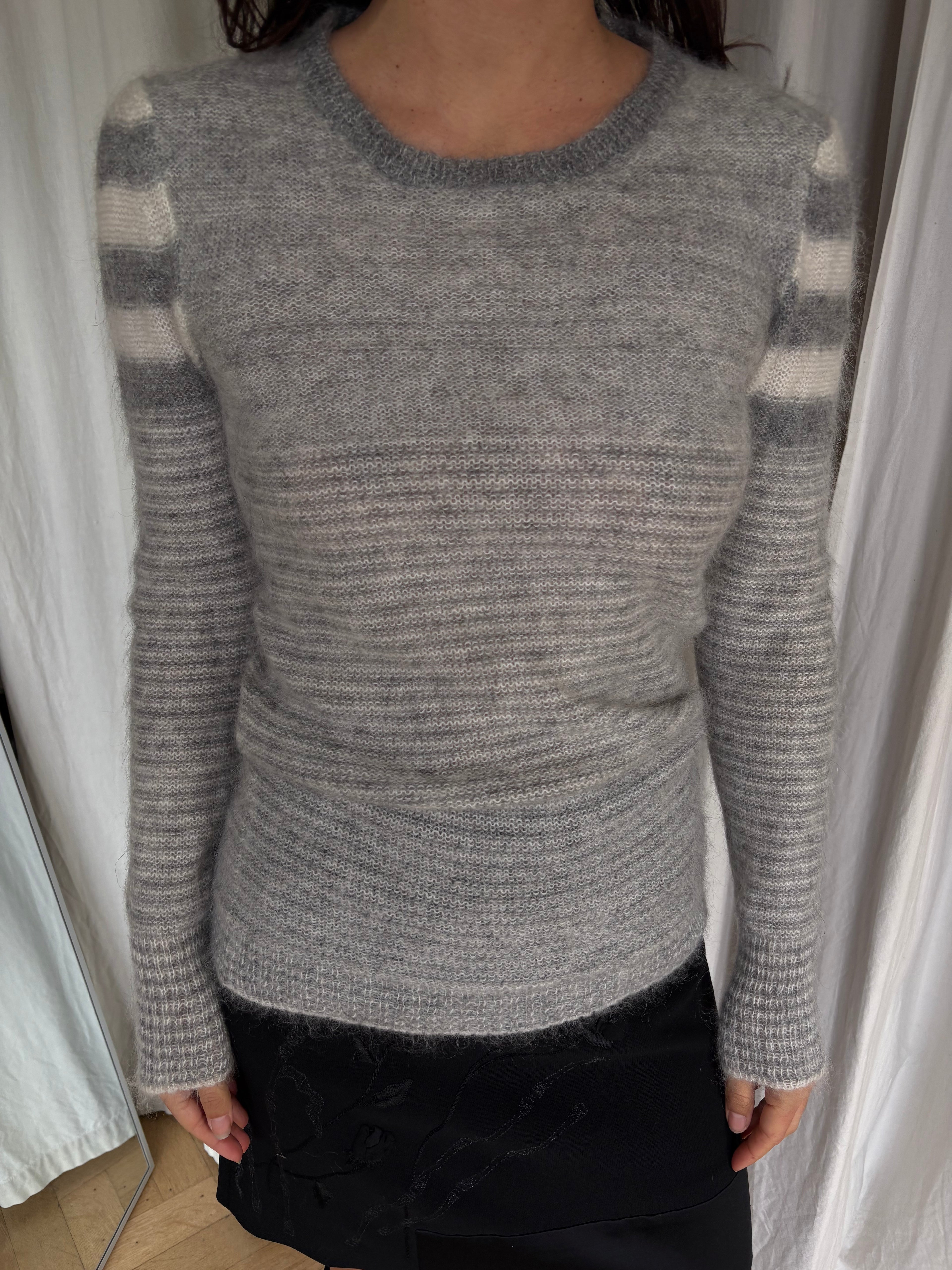 Isabelle Marant Grey Long Wool Sweater