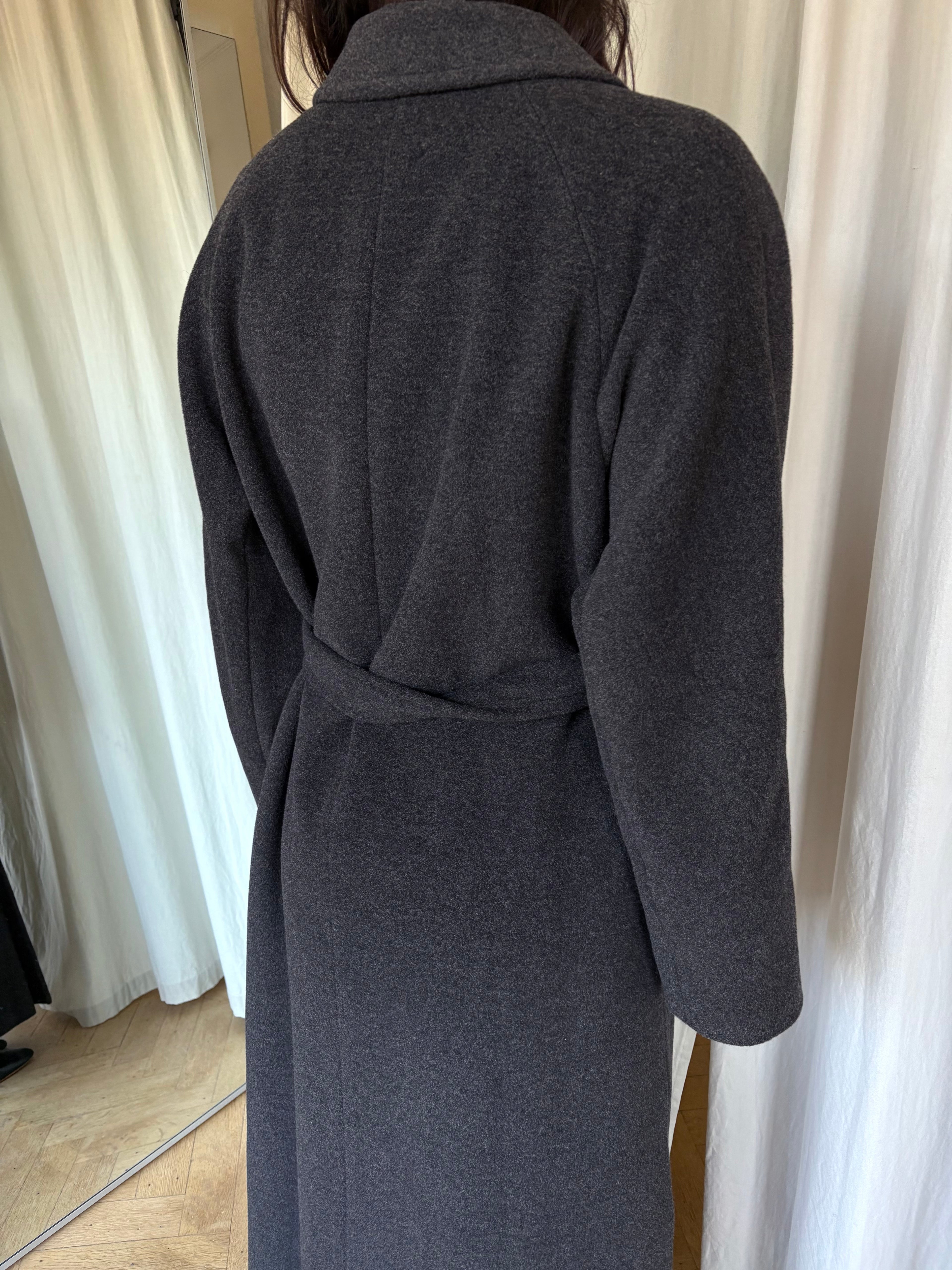 Max Mara Wool Long Belted Coat
