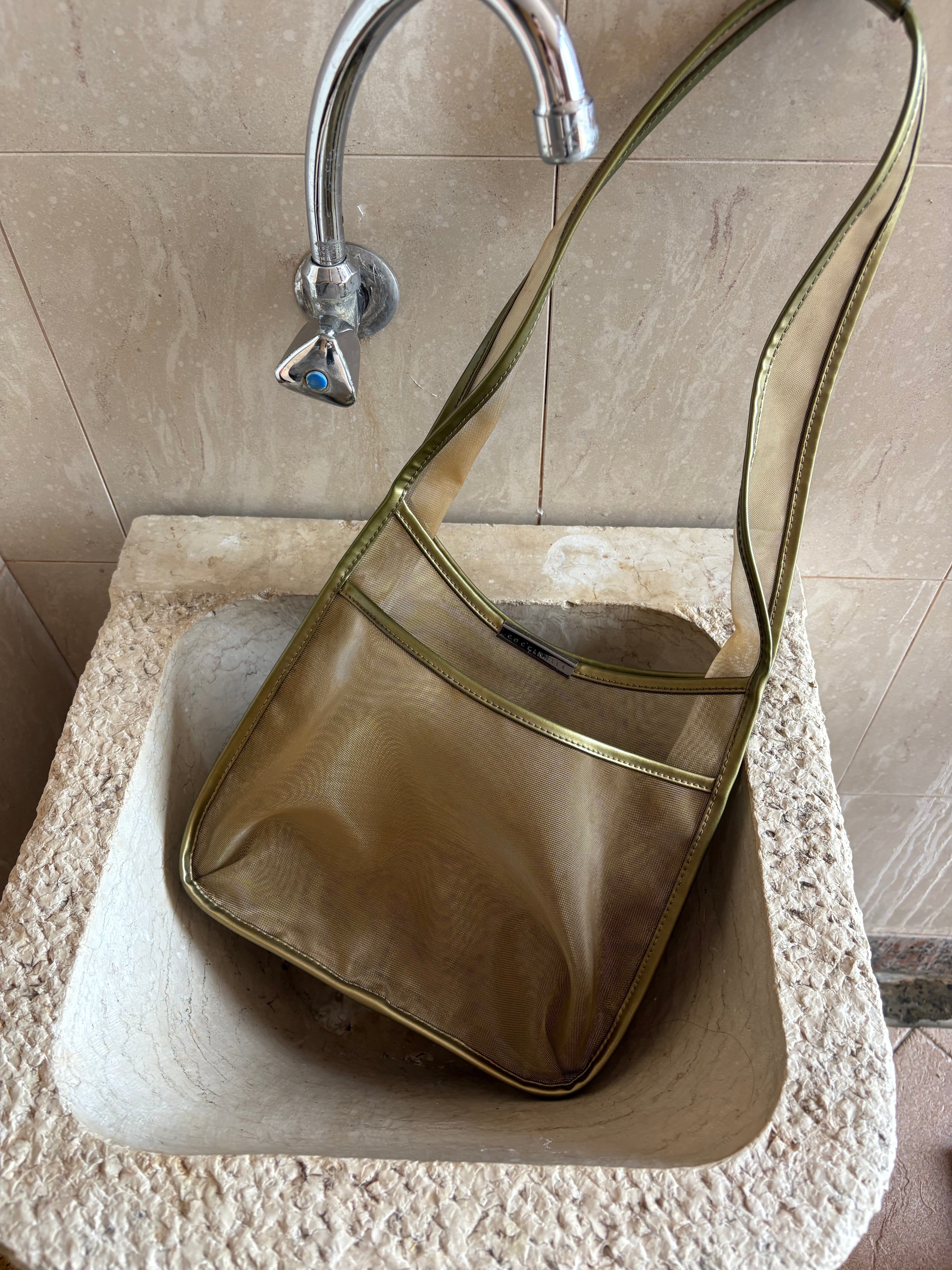 Coccinelle sheer bronze bag