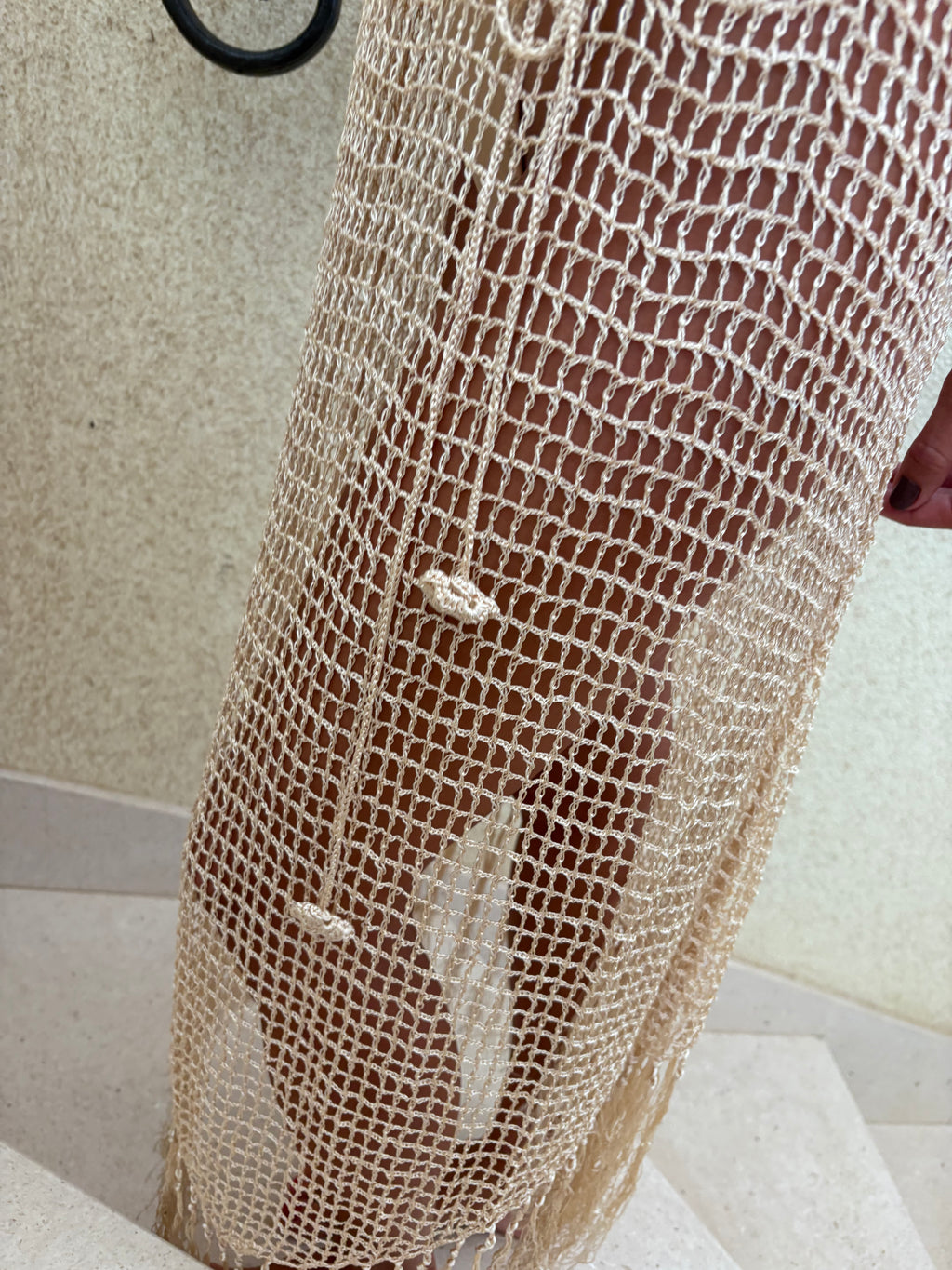 La Perla crochet beach cover