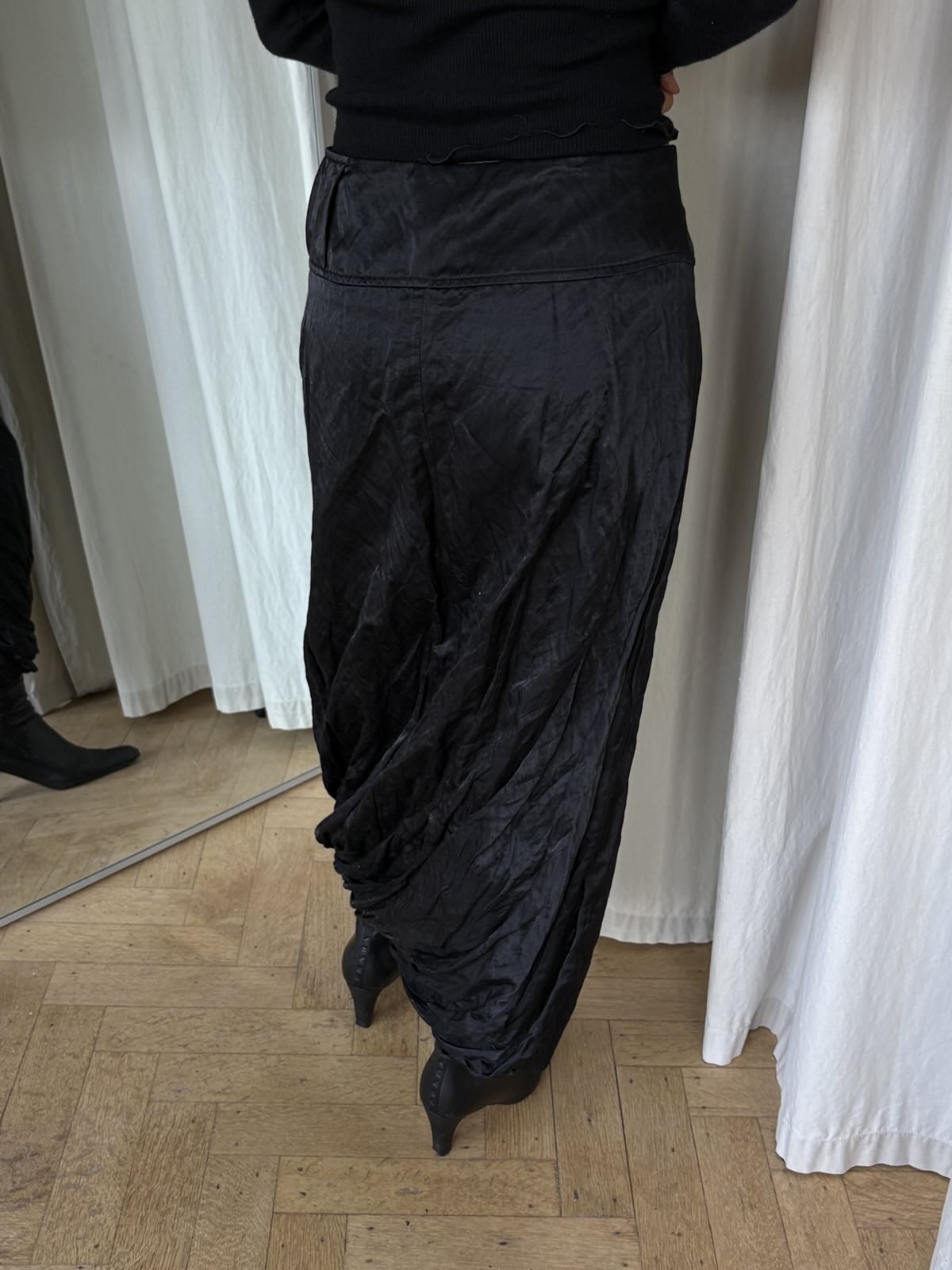 Sarah Pacini Twisted Long Skirt