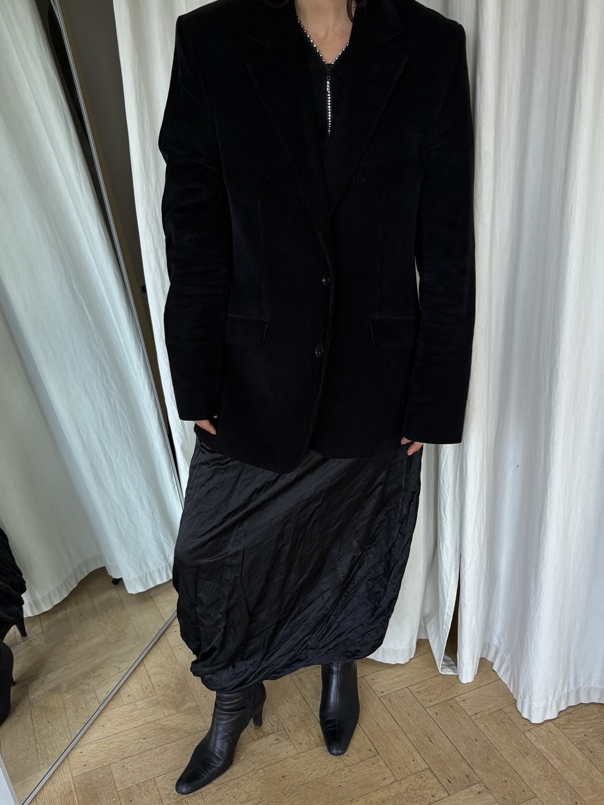 Sarah Pacini Twisted Long Skirt