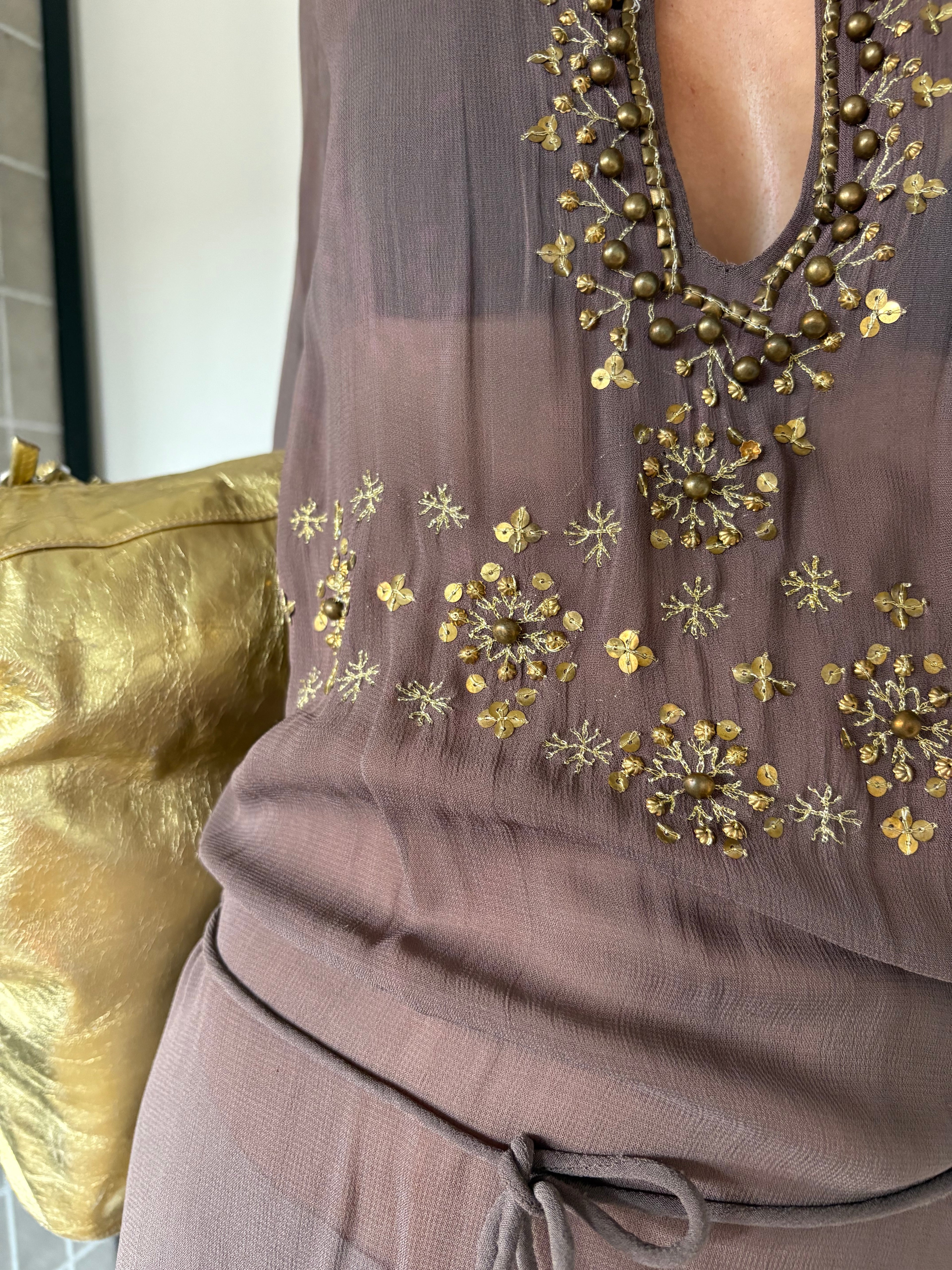 Antik Batik embellished tunic